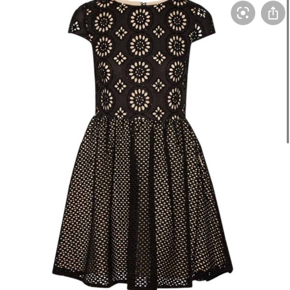 ALICE + OLIVIA Sonny Embellished Broderie Dress Size 2
